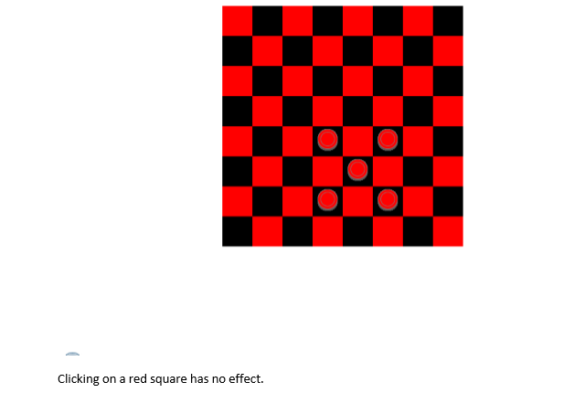 Create an interactive checkerboard web page. The