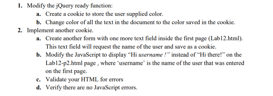 Here is the Jquery function