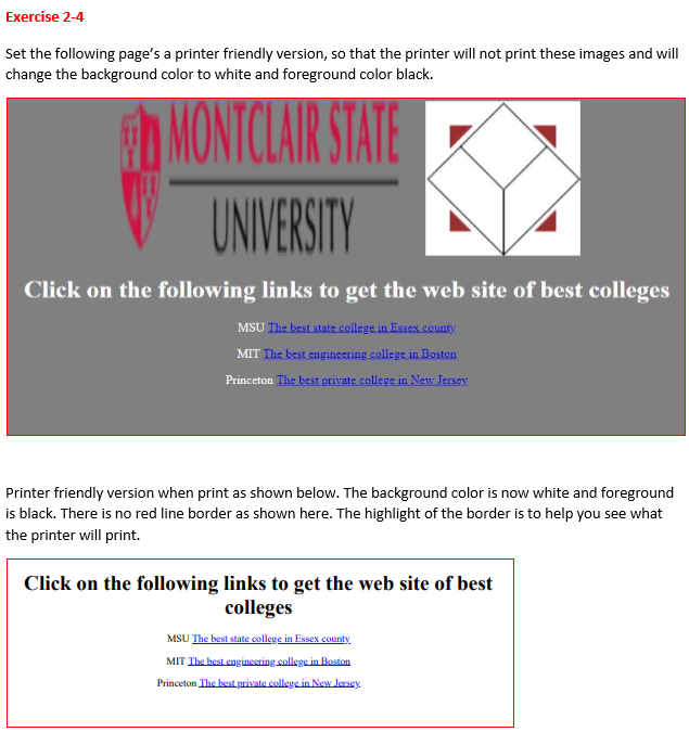 The code to generate the picture above is: body{