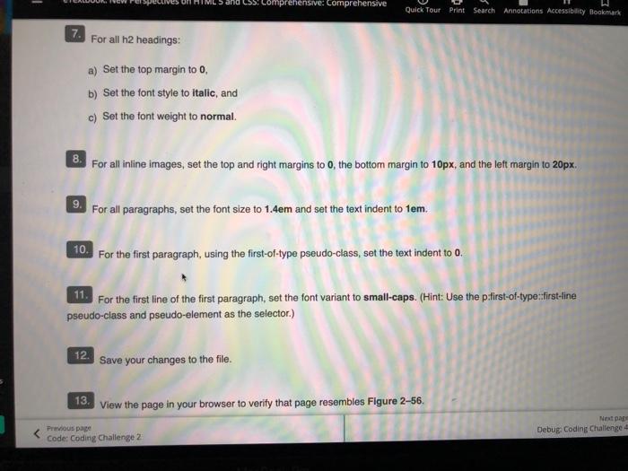 challenge 3: eTextbook: New Perspectives on HTML