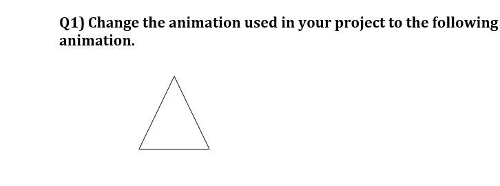 I want to modify this code and add this triangle