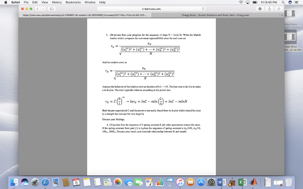 so for this lab I was able to create the matlab
