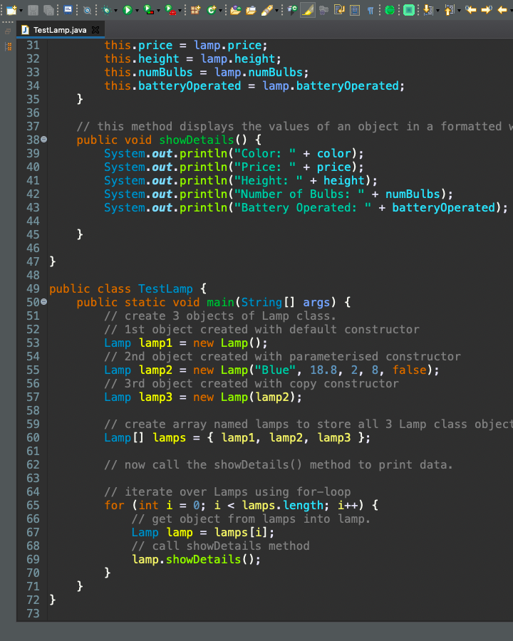  Part 1 : Part - 3 (Abstract Class and Interface) Consider