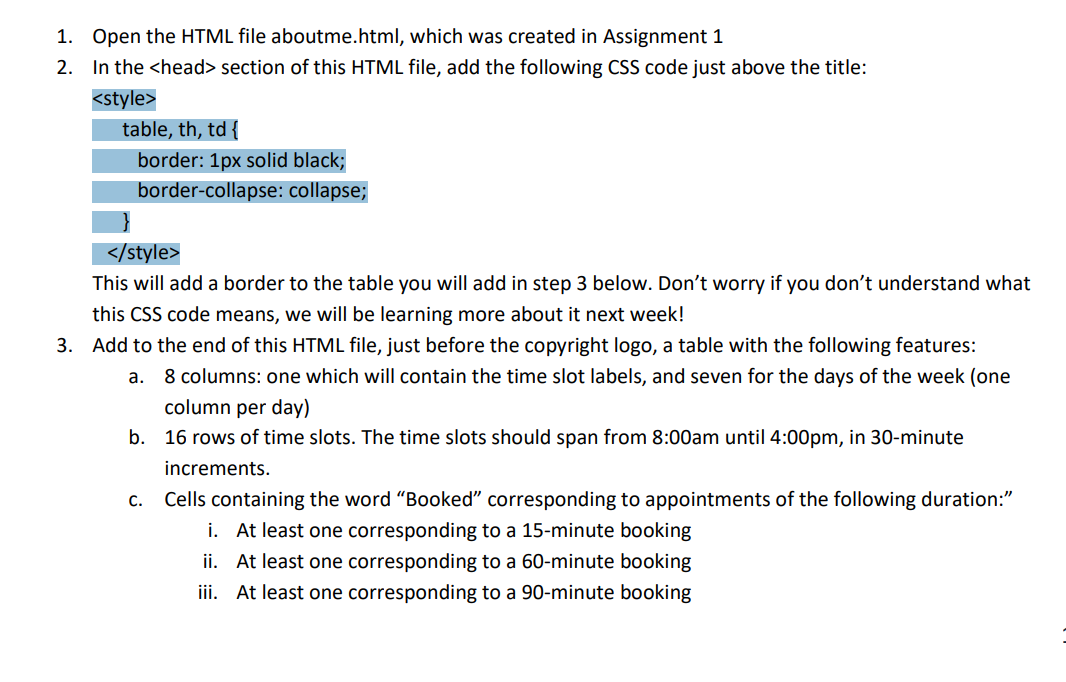 Can I please get help with part 2 ______ Code part 1(aboutme)