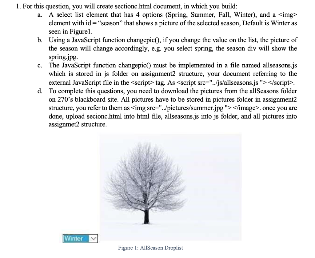 I cannot figure out how to make the picture