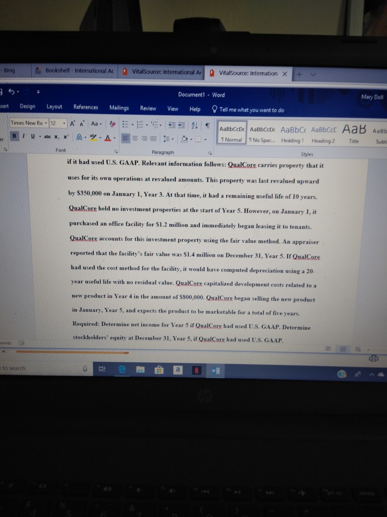 Bing Bookshelf - International Ac VitalSource: