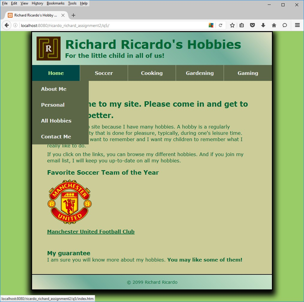 HTML5 and CSS3, been having issues getting it to