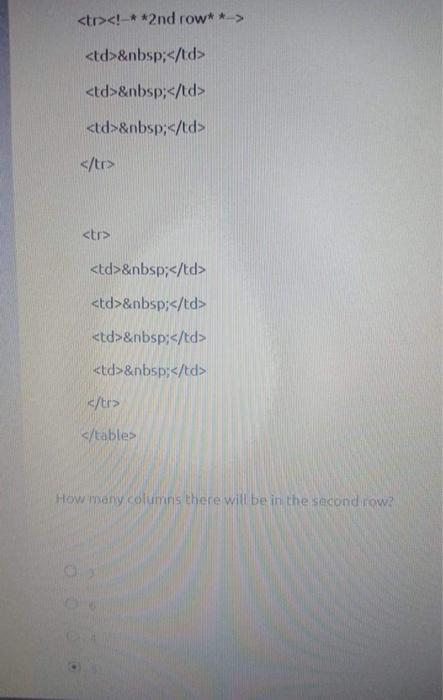 * < How many columns there will be in the second