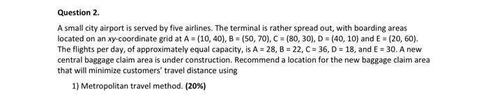 use the metropolitan method to solve the problem.