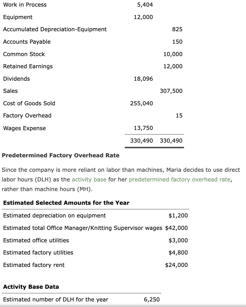 Mastery Problem: Job Order Costing Purl of Great