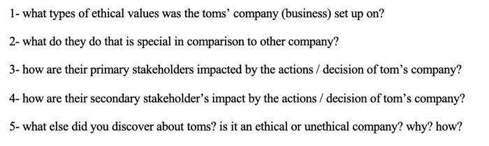 please answer the questions from 1 to 5 (Note: