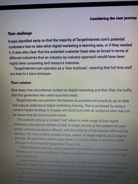 case study read three questions from first photo