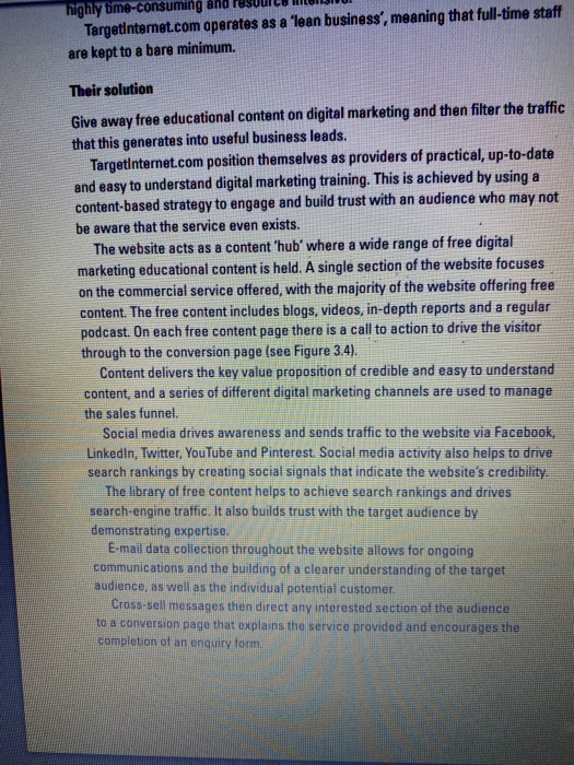 case study read three questions from first photo