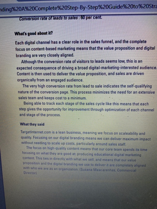 case study read three questions from first photo