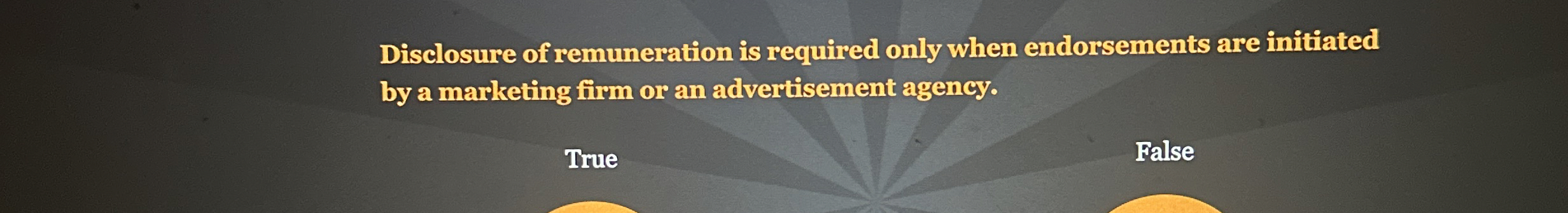 Disclosure of remuneration is required only when