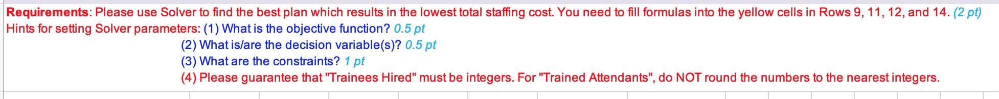 Could you please show me what you put into solver