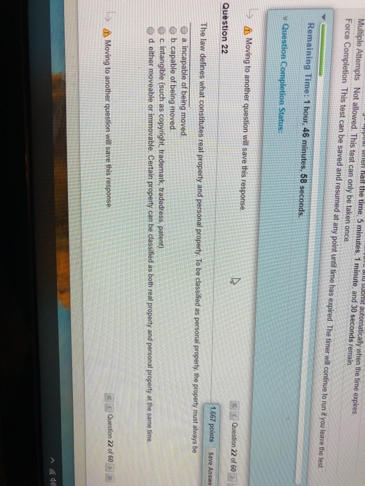 lo submit automatically when the time expires