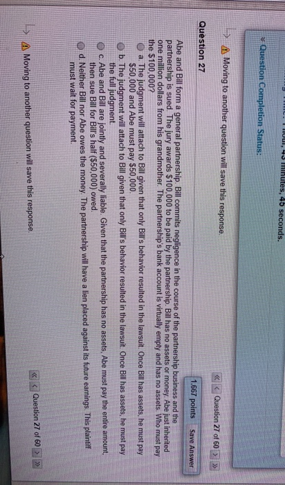 g . 1 ,43 minutes, 45 seconds. * Question