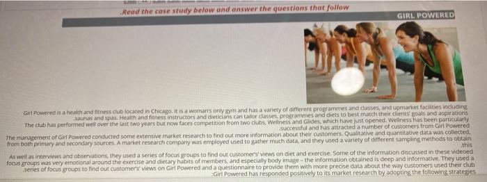 plzzzzz helllpppp Read the case study below and