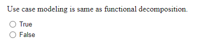 Use case modeling is same as functional