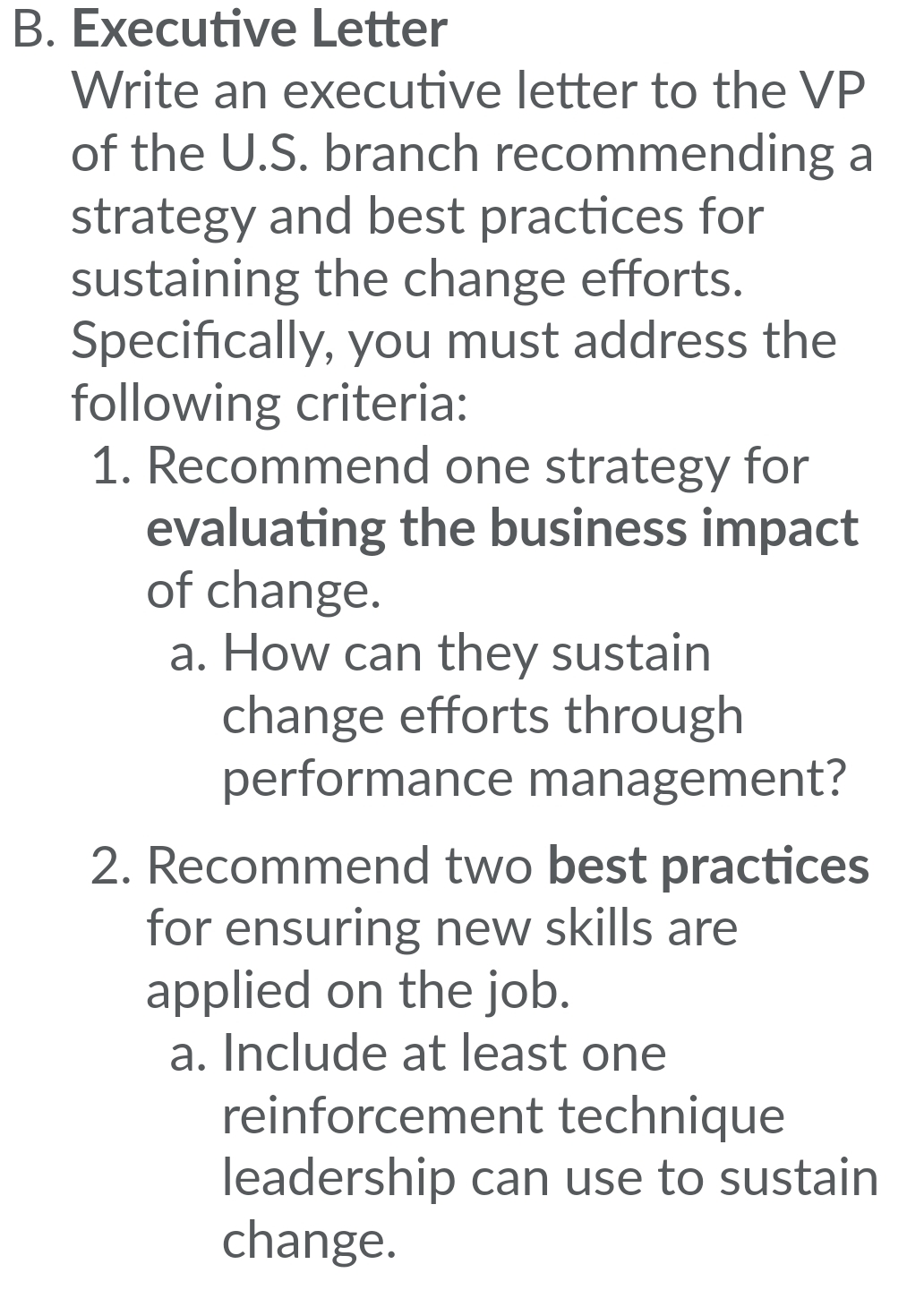 please answer this question below in details B .