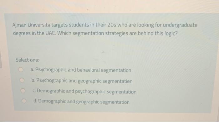 Ajman University targets students in their 20s