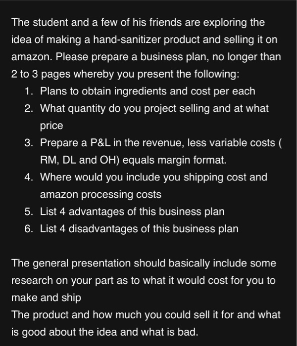 everything needs to be made uo by yourself such