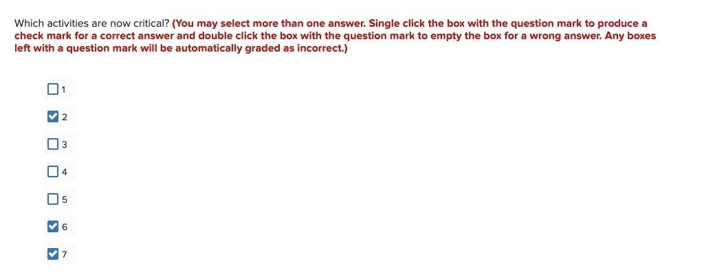 Given the network plan that follows, compute the