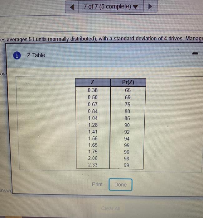c) What is appropriate reorder point? Question