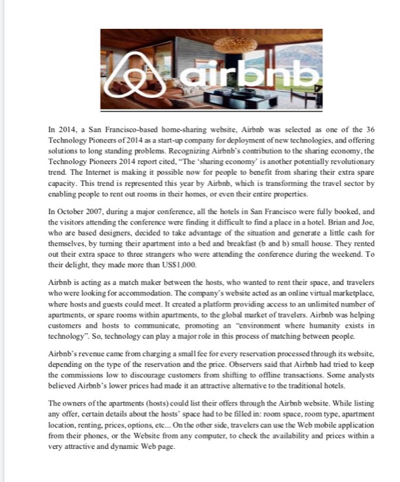 Cal dirbnb, In 2014, a San Francisco-based