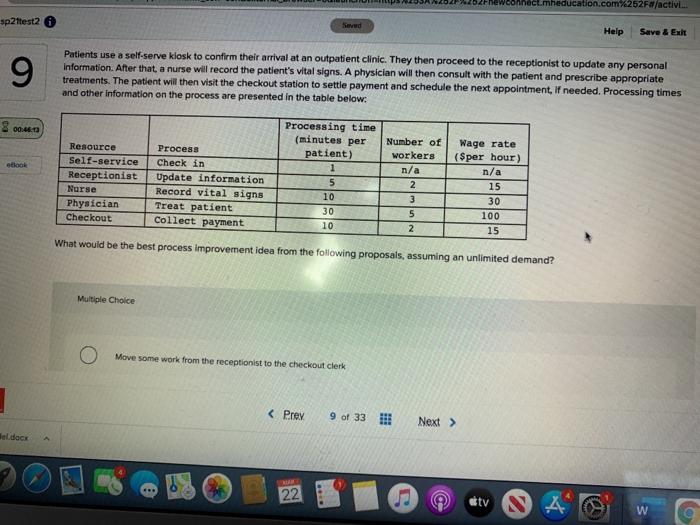 a) move some workers from receptionist to the