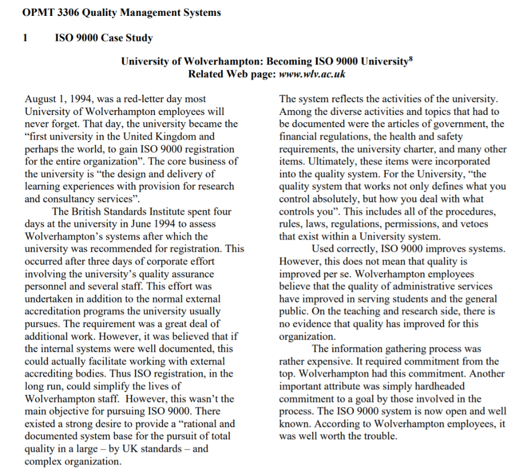 ase Study: Case 3-1 Excerpt from Chapter 3,