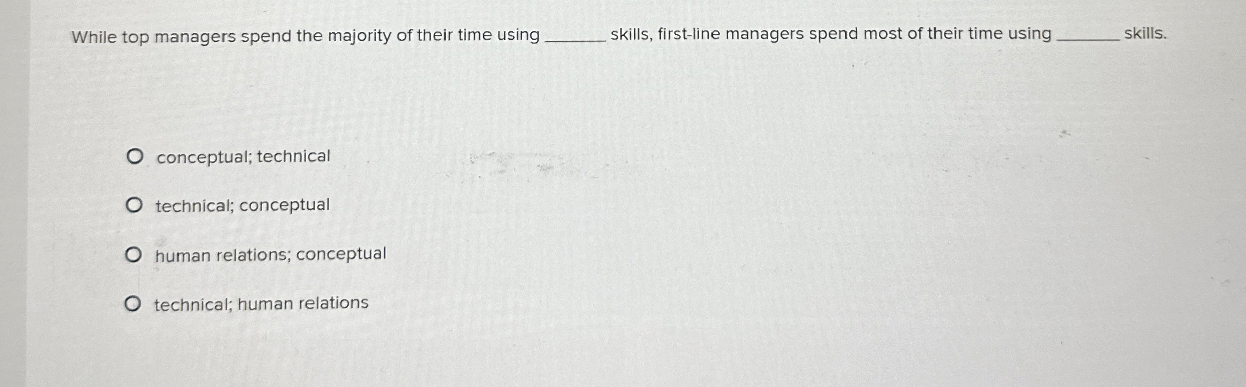 While top managers spend the majority of their