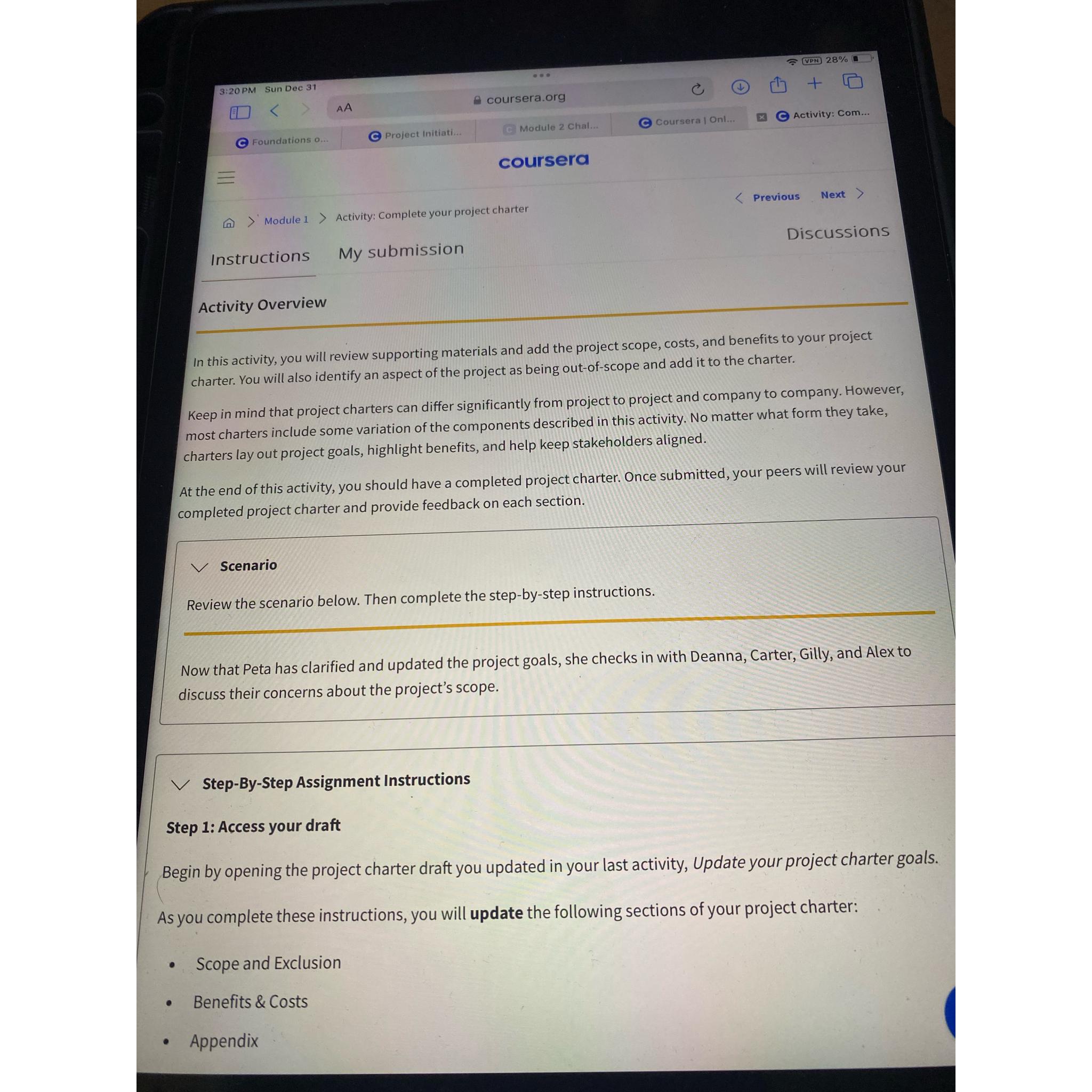 Foundations o Project Initiati. coursera.org (