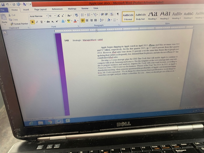 From this book, Fred R. David - Strategic