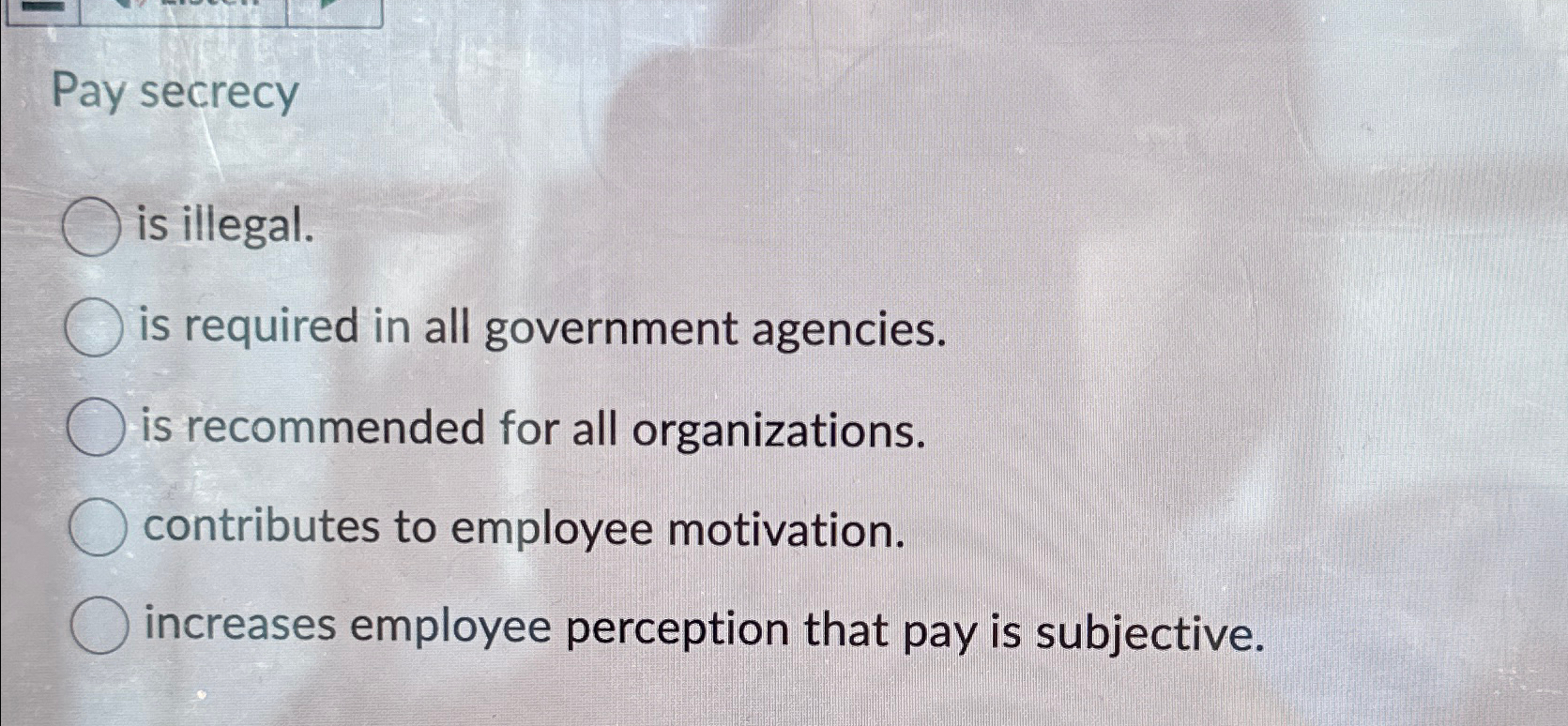Pay secrecy is illegal. is required in all