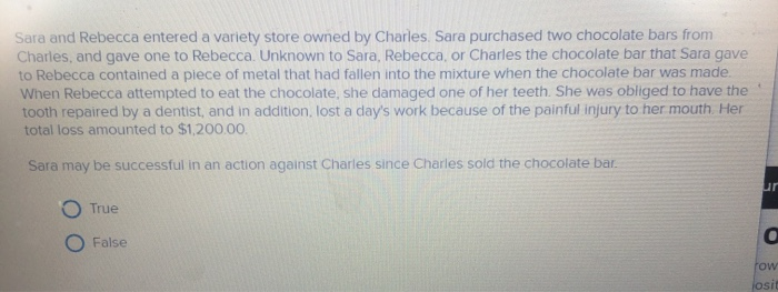 Sara and Rebecca entered a variety store owned by