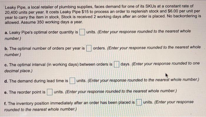 please help will rate quick Leaky Pipe, a local