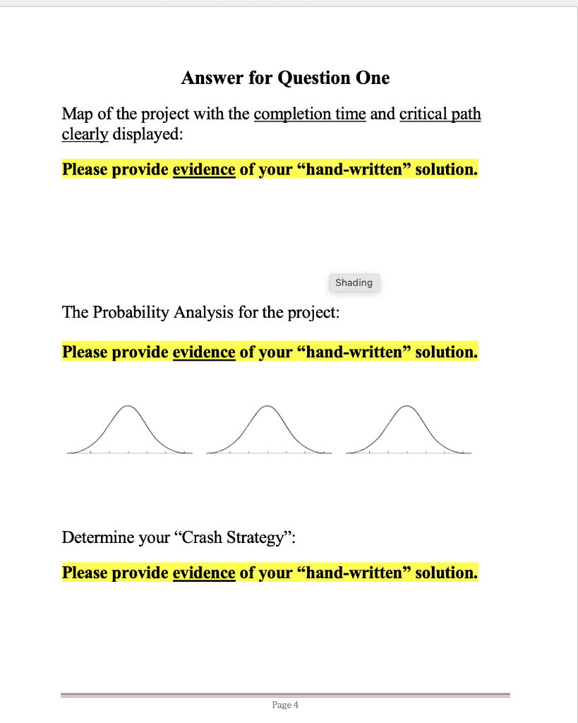 QUESTION #1 (100 points) Paper Mate Inc. is