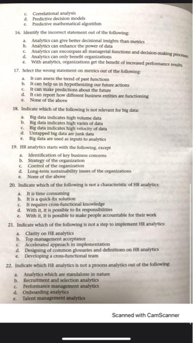 hr mcq plzzz send me answer fast 1. Indicate