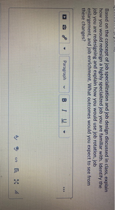 skip the the "discussed in class" part Based on