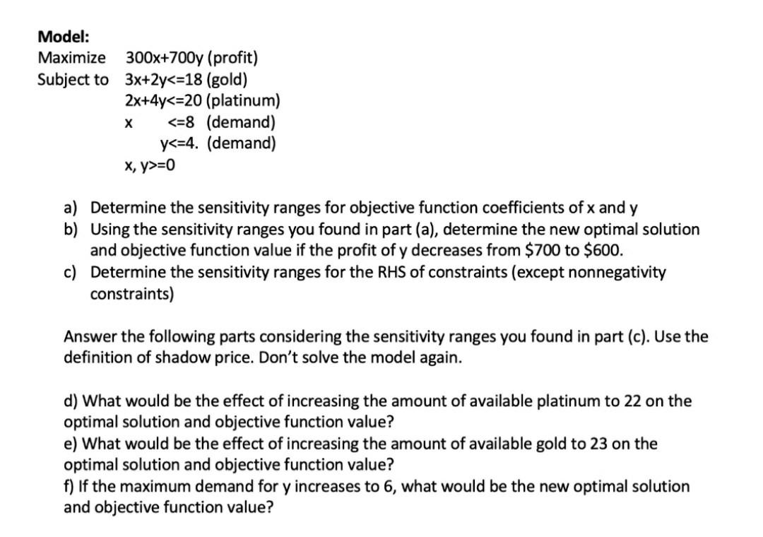 It needs to be solved by hand, not with excel.