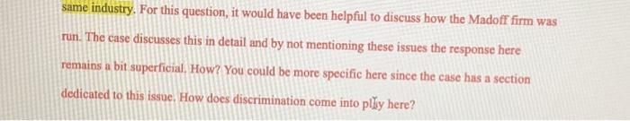 same industry. For this question, it would have