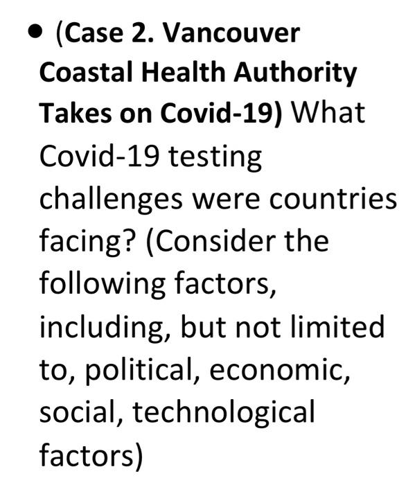 (Case 2. Vancouver Coastal Health Authority Takes