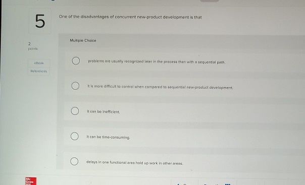 One of the disadvantages of concurrent new