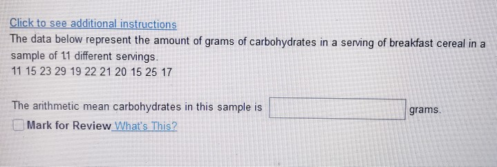 Click to see additional instructions The data