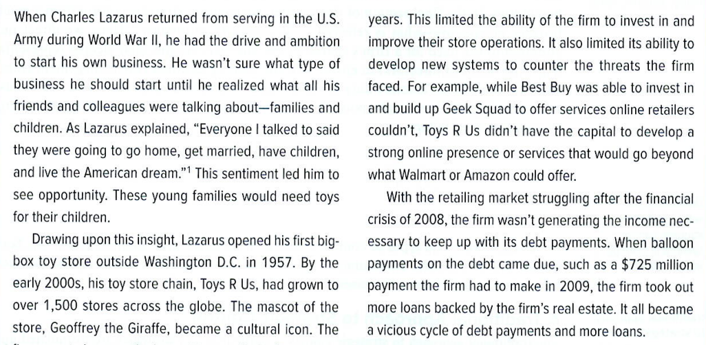 When Charles Lazarus returned from serving in the