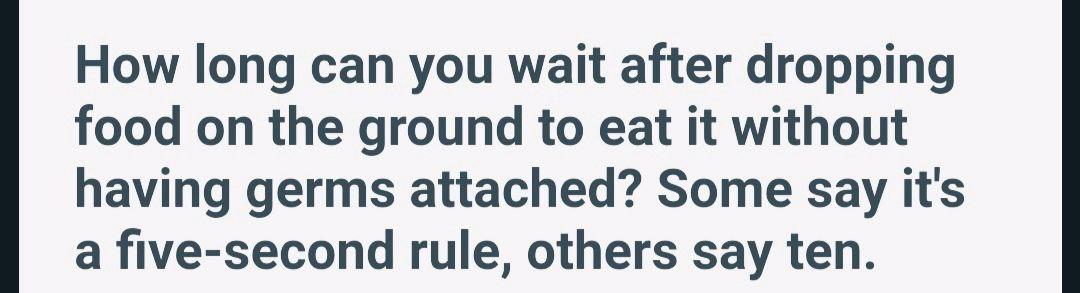 Need good explanation How long can you wait after