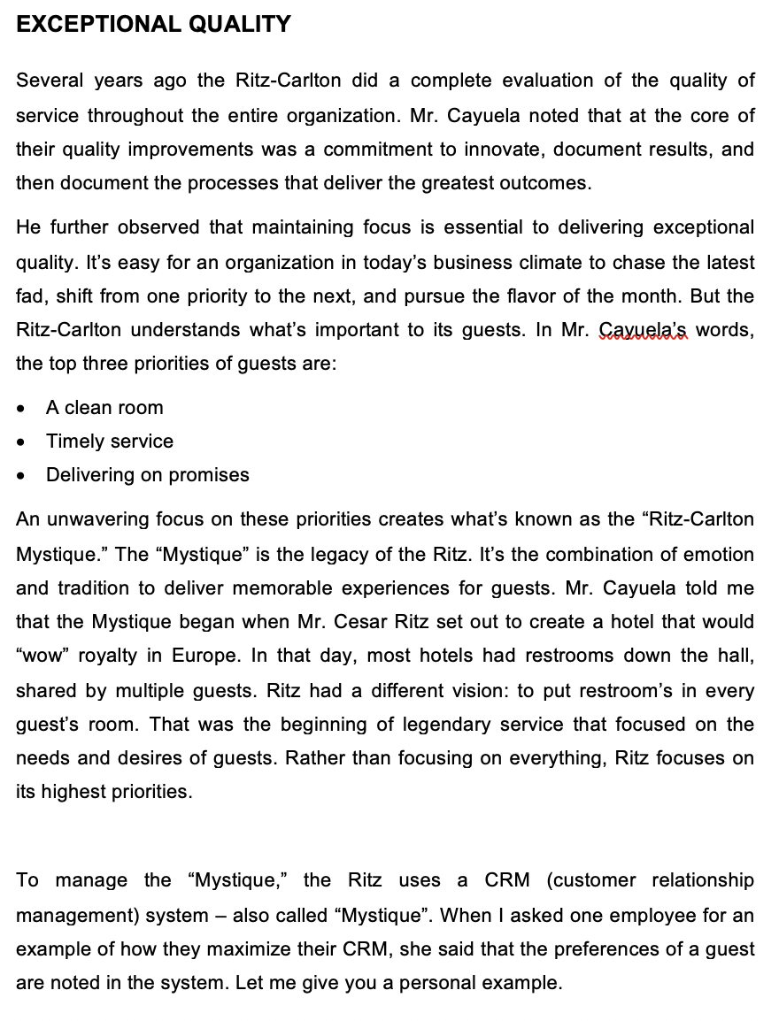 Need help for question 2, tq. EXCEPTIONAL QUALITY