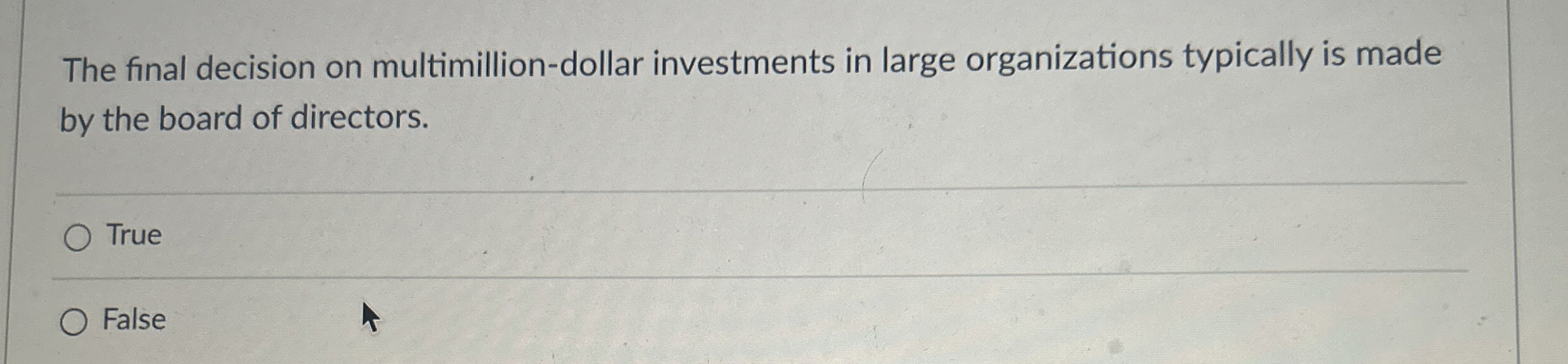 The final decision on multimillion - dollar